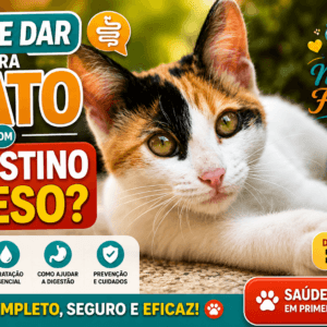 O que dar para gato com intestino preso? Remédios caseiros e soluções seguras