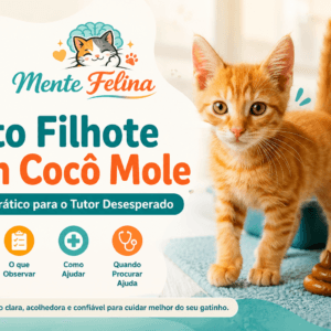 Gato Filhote com Cocô Mole? O Guia Prático para o Tutor Desesperado