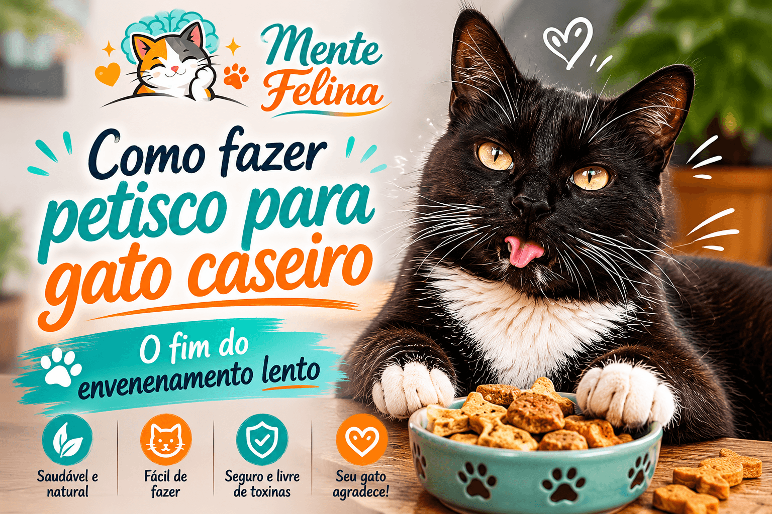 Como fazer petisco para gato caseiro