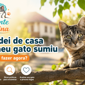Mudei de casa e meu gato sumiu: o que fazer agora?