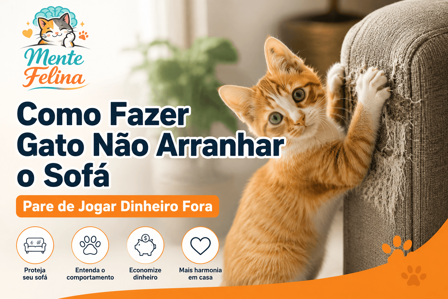 Como Fazer Gato Não Arranhar o Sofá