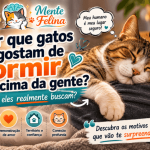 Por que gatos gostam de dormir em cima da gente? O que eles realmente buscam?