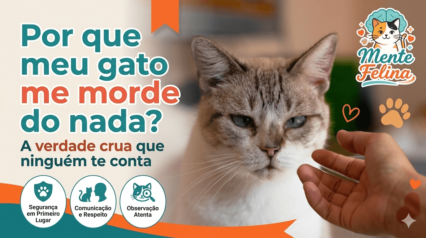Por que meu gato me morde do nada